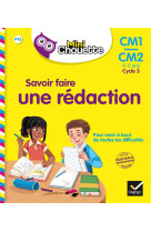 Mini chouette - savoir faire une redaction cm1/cm2 9-11 ans