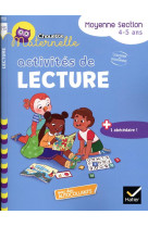 Chouette entrainement : activites de lecture  -  ms