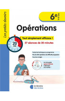 Les petits devoirs : operations  -  6e (edition 2023)