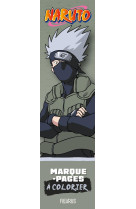 Marque-pages a colorier naruto edition kakashi