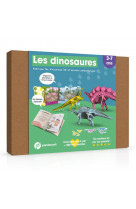Les dinosaures : fabrique tes dinosaures 3d et deviens paleontologue !