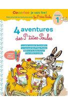 Cocorico je sais lire ! : les p'tites poules : 1eres lectures avec les p'tites poules : 4 aventures des p'tites poules