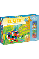 Elmer tout en couleurs  -  puzzles evolutifs