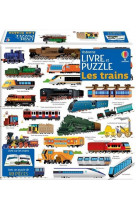 Livre et puzzle : les trains