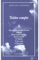 Theatre complet ii