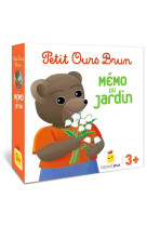 Petit ours brun  -  memo du jardin