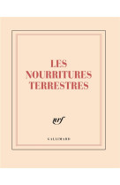 Carnet carre ligne les nourritures terrestres