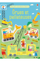 Grues et pelleteuses - mes petits autocollants usborne - des 3 ans