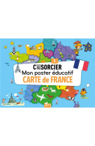 C'est pas sorcier  -  mon poster educatif  -  carte de france