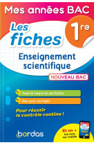 Mes annees bac - les fiches enseignement scientifique 1re