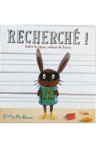 Recherche ! gabin le lapin, voleur de livres