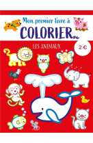 Mon premier livre a colorier : les animaux