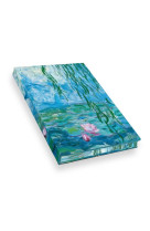 Carnet hazan pleine toile monet nympheas