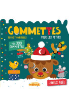 Mon p'tit hemma - gommettes pour les petits - joyeux noel - + de 300 gommettes repositionnables