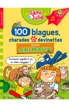 Sami et julie - 100 blagues, charades et devinettes special animaux cp-ce1