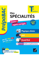 Prepabac - mes specialites physique-chimie, svt, grand oral, maths complementaires tle - bac 2027 -