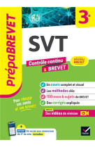 Prepabrevet - svt 3e - brevet 2025 - cours, methodes #038; sujets de brevet corriges