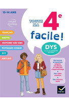 Ma 4e facile ! tout-en-un adapte aux enfants dyslexiques (dys) ou en difficulte d'apprentissage