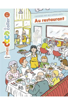 Au restaurant  -  j'apprends avec mes autocollants !