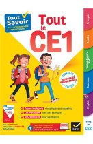 Tout savoir ce1 - tout-en-un - cours, methodes et exercices dans toutes les matieres