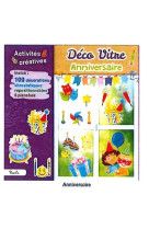 Anniversaire - deco vitre