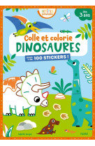 Colle et colorie - dinosaures