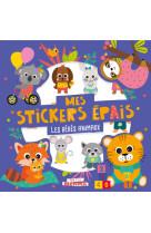 Mon p'tit hemma - mes stickers epais - les bebes animaux