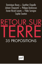 Retour sur terre  -  35 propositions