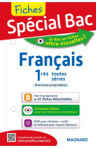 Fiches special bac : francais  -  1res toutes series