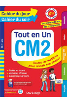 Tout en un cm2 - cahier du jour cahier du soir