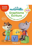 Graphisme grande section 5-6 ans - a la maternelle - premiers pas vers l'ecriture - avec des autocol