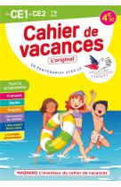 Cahier de vacances 2022, du ce1 vers le ce2 7-8 ans - magnard, linventeur du cahier de vacances