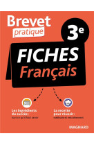 Brevet pratique : fiches francais  -  3e