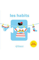 Les habits  -  livre puzzle