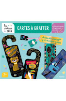 Cartes a gratter : accroche-portes et marque-pages