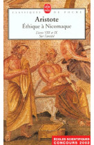 Ethique a nicomaque  -  livres viii a ix  -  sur l'amitie