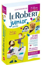 Le dictionnaire le robert junior  -  7/11 ans  -  ce, cm, 6e (edition 2019)