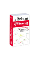 Dictionnaire le robert des synonymes et nuances