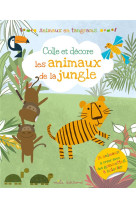 Animaux en tangrams  -  colle et decore les animaux de la jungle