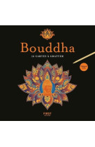 10 cartes a gratter  -  bouddha