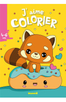 J'aime colorier : panda roux : 4/6 ans