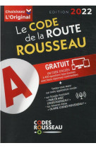 Code rousseau de la route b 2022