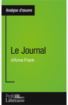 Le journal d'anne frank : analyse approfondie