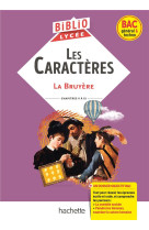 Bibliolycee - les caracteres, la bruyere - bac 2025 - parcours traites : la comedie sociale ; peindr