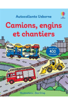 Camions, engins et chantiers - volume combine - premiers autocollants - des 3 ans