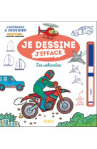 Je dessine j'efface - les vehicules