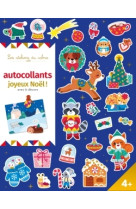 Autocollants joyeux noel ! avec 6 decors - pochette avec accessoires