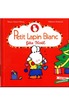 Petit lapin blanc fete noel