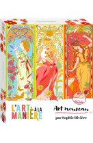 L'art a la maniere art nouveau - coffret avec accessoires