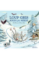 Loup gris 11 sous la neige